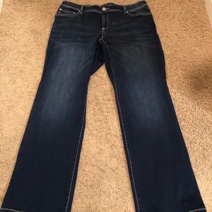 INC Denim Jeans, boot leg, curvy fit. Sz 14